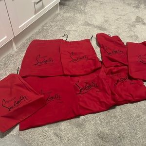 NWT 8 Christian Loubiton dust covers